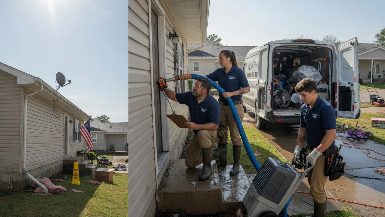 Ceiling Water Damage Restoration in Burton, TX near me