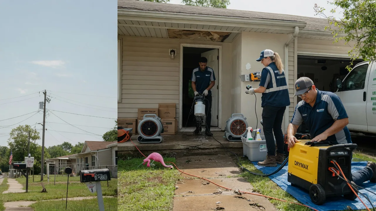 Storm Damage Water Removal in Burton, TX near me